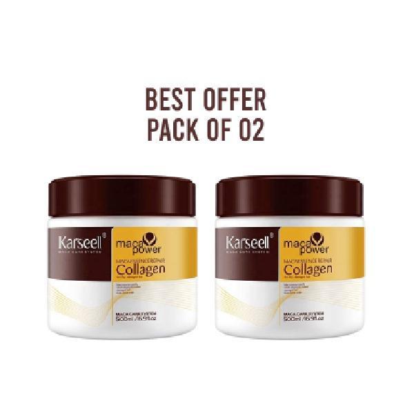 Collagen Hair Mask Pack of 2 500ml All Hair Types