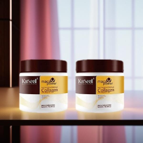 Collagen Hair Mask Pack of 2 500ml All Hair Types