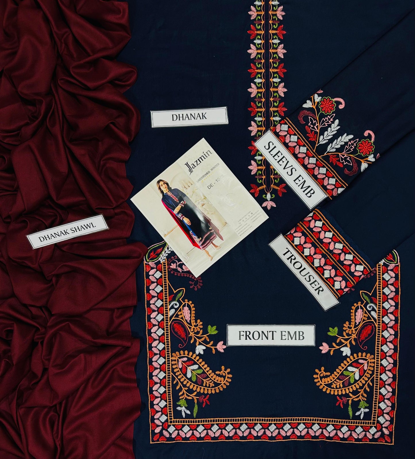 BRAND NAME* JAZMIN

 *FABRIC* Dhanak winter