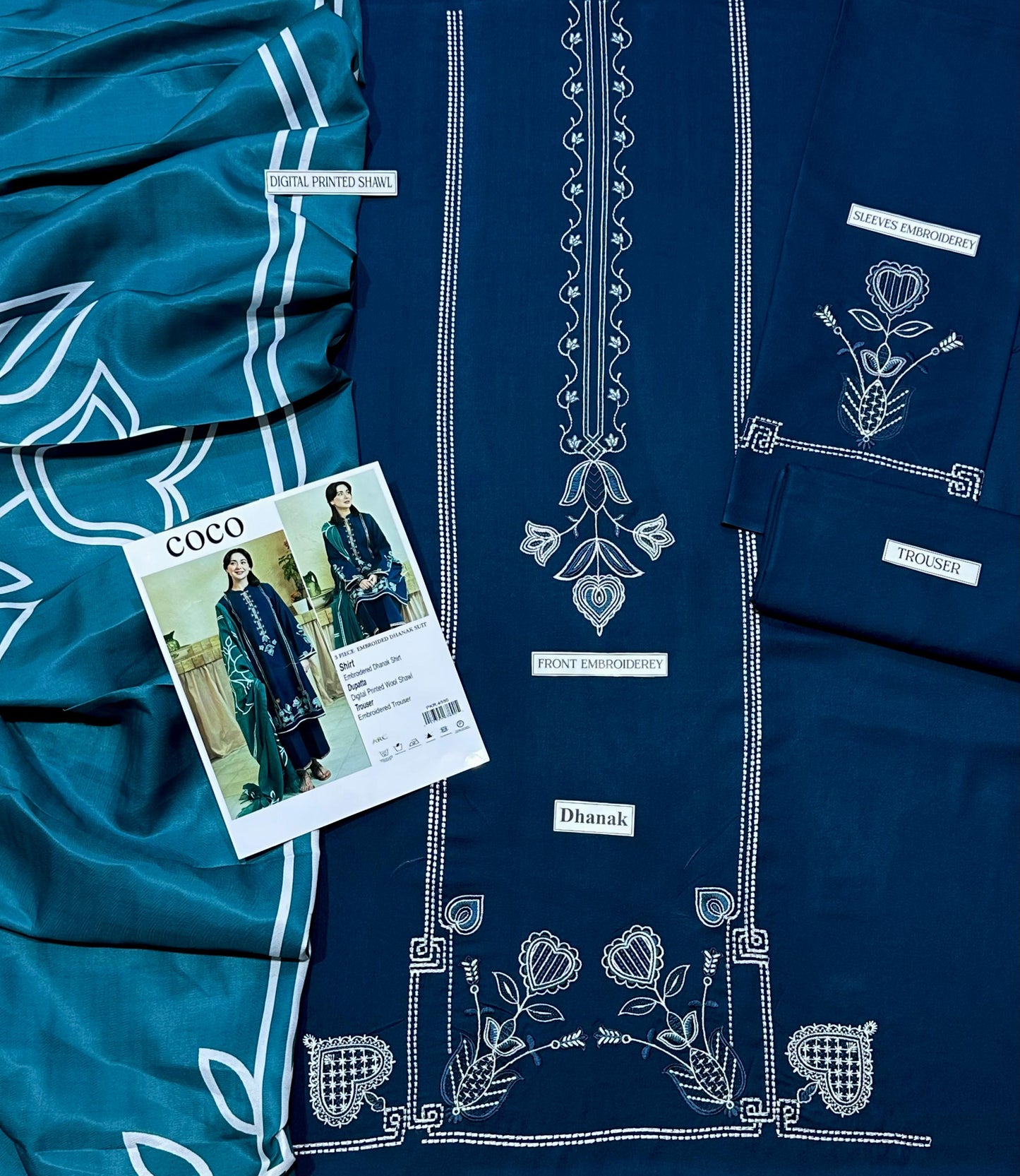 BRAND NAME : COCO*_

*CATEGORY : DHANAK 3PC Embroidered*